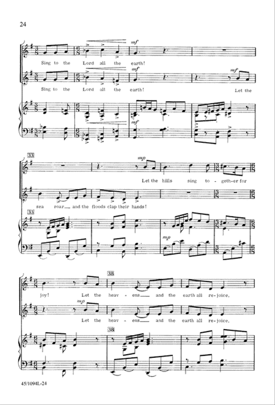 10 Anthems for about 10 Singers Unison Choir scores gallery preview page 25