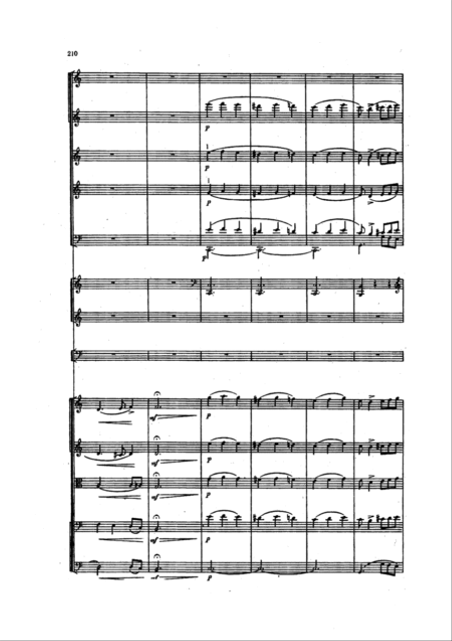 Overture to the vaudeville 'Young Mother and the 48 Year Old Fiance' Full Orchestra scores gallery preview page 2