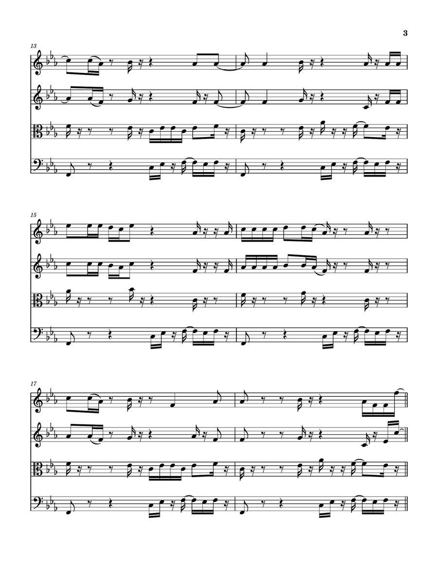 Do Your Thing Do Your Thing String Quartet scores gallery preview page 4