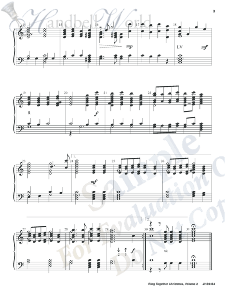 Ring Together Christmas Volume 2 3-Octaves scores gallery preview page 6