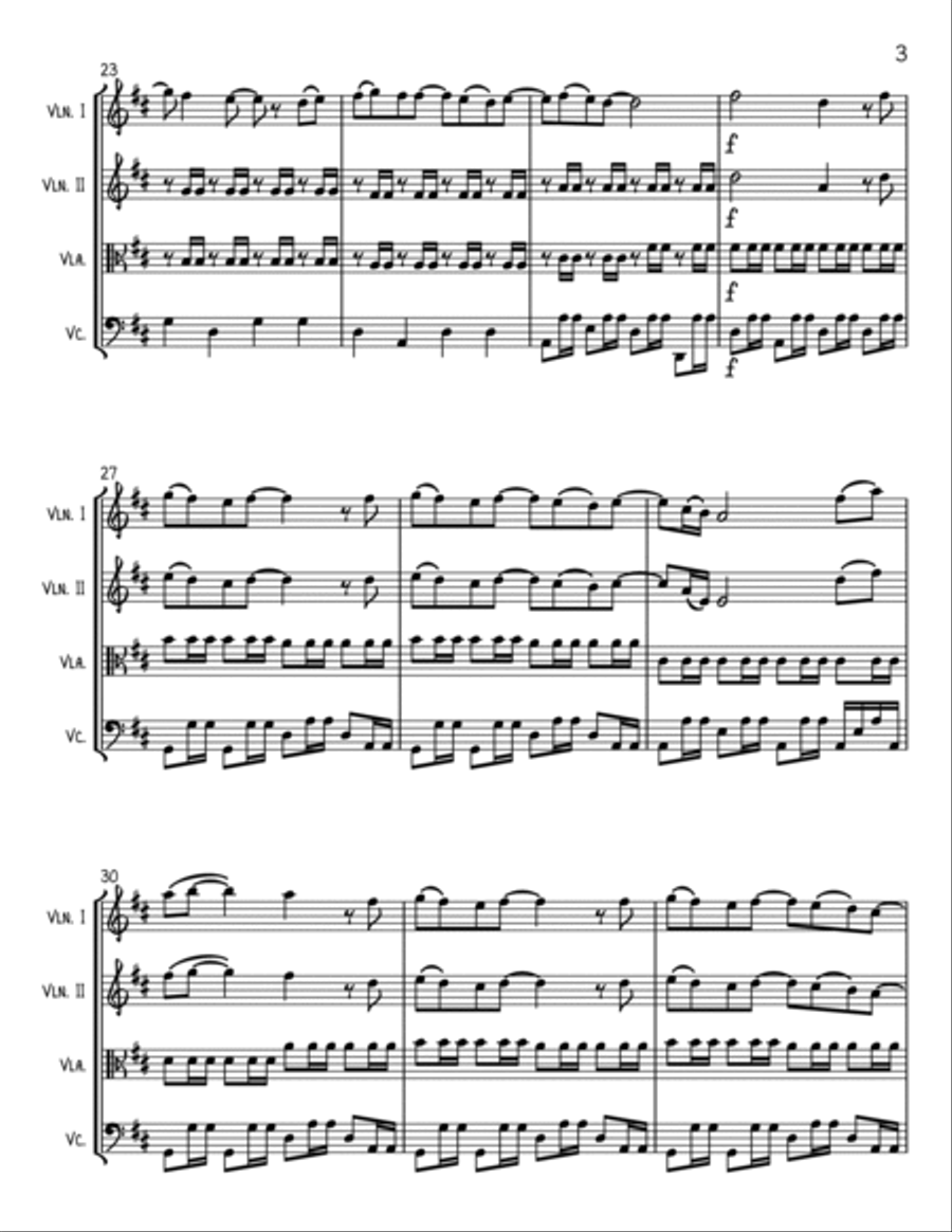 Cecilia String Quartet scores gallery preview page 3