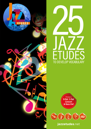 Book cover for 25 jazz etudes
