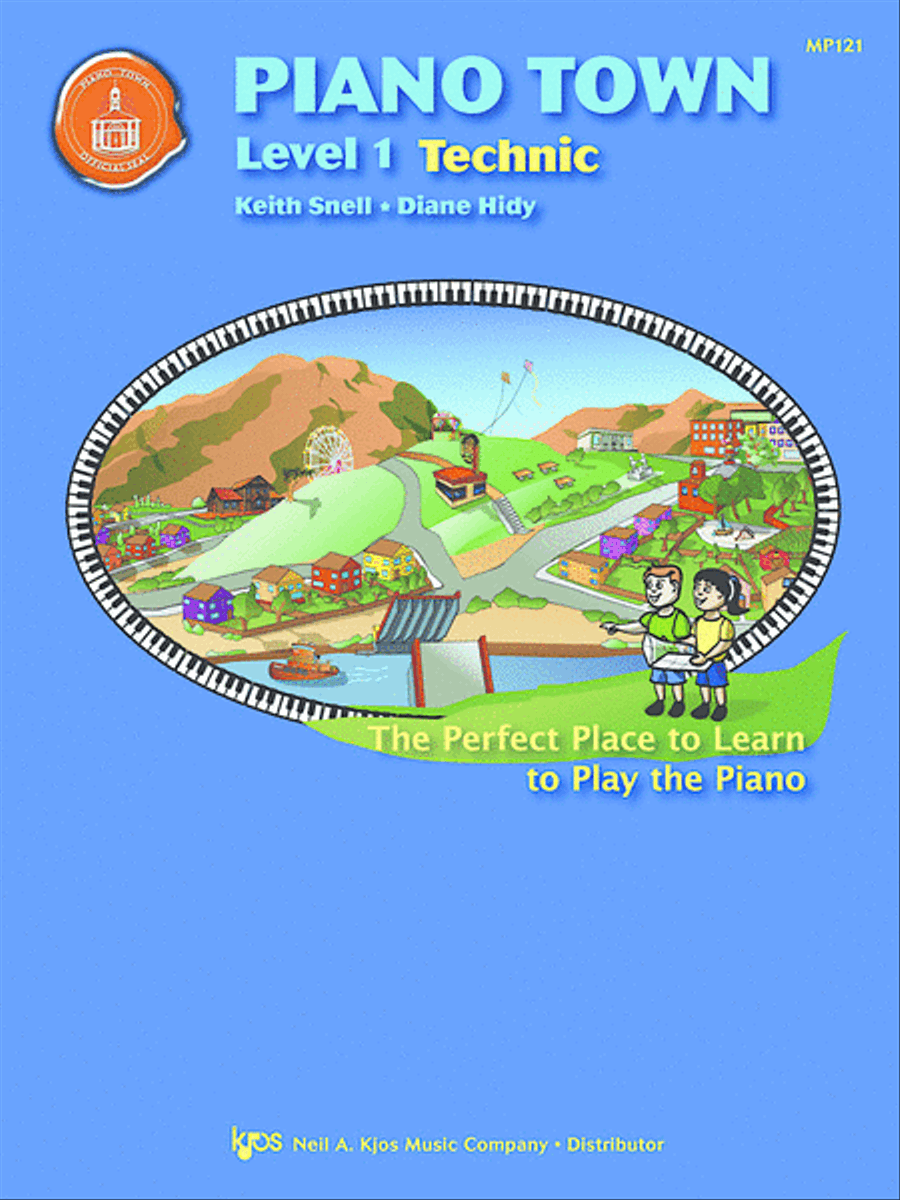 Book cover for Piano Town, Technic - Level 1