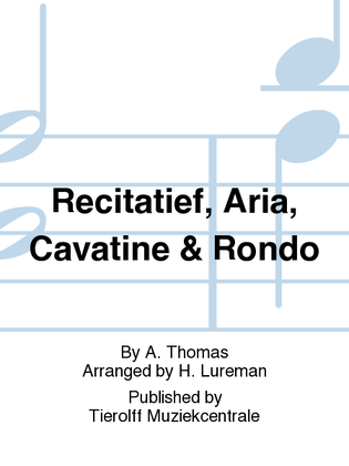 Recitative, Aria, Cavatine & Rondo, Tenor Saxophone & Piano