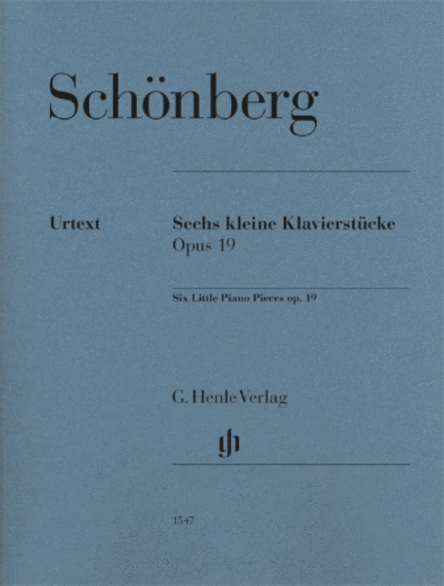 Six Little Piano Pieces, Op. 19 Piano Solo scores gallery preview page 1