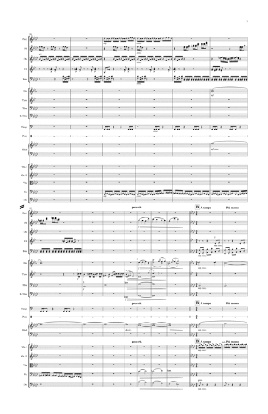 Rain Full Orchestra scores gallery preview page 3