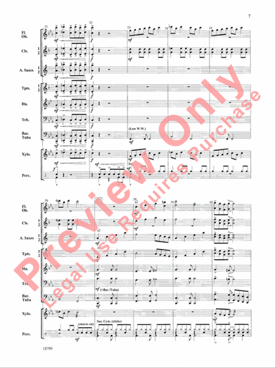 Dr. ROCKenstein Dr. ROCKenstein Concert Band scores gallery preview page 8