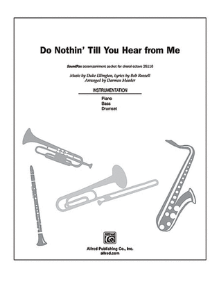Book cover for Do Nothin' Till You Hear from Me