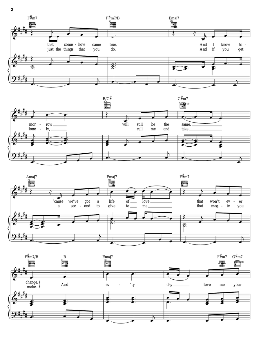 Always And Forever Acoustic Guitar scores gallery preview page 2