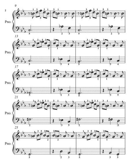 Little Prelude In C Minor Bwv 999 Easiest Piano Sheet Music 2nd Edition