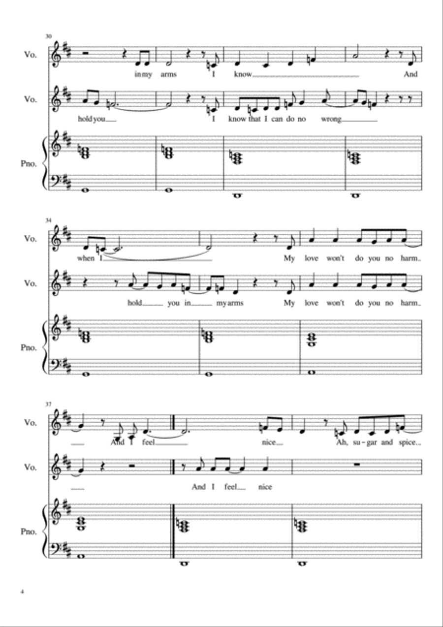 I Got You (I Feel Good) Vocal Duet scores gallery preview page 4