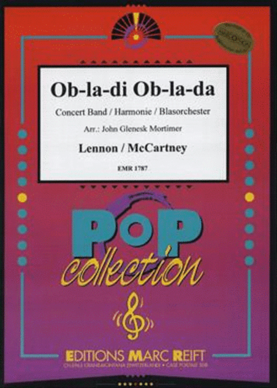 Ob-la-di Ob-la-da Concert Band scores gallery preview page 1