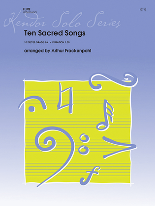 Book cover for Ten Sacred Songs