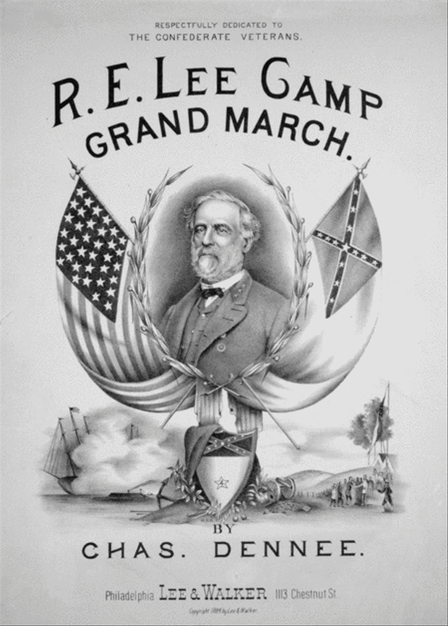 R.E. Lee Camp Grand March Piano Solo scores gallery preview page 1