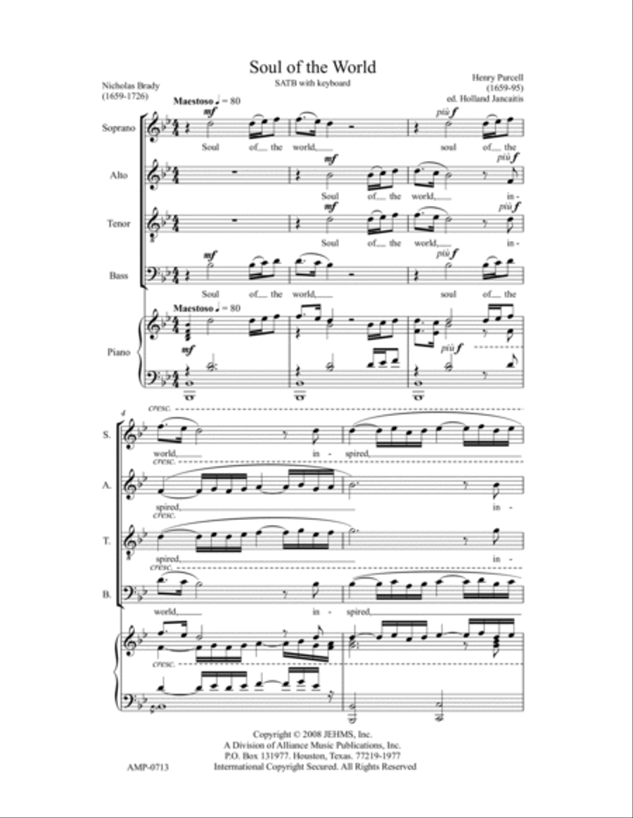 Soul of the World 4-Part scores gallery preview page 4