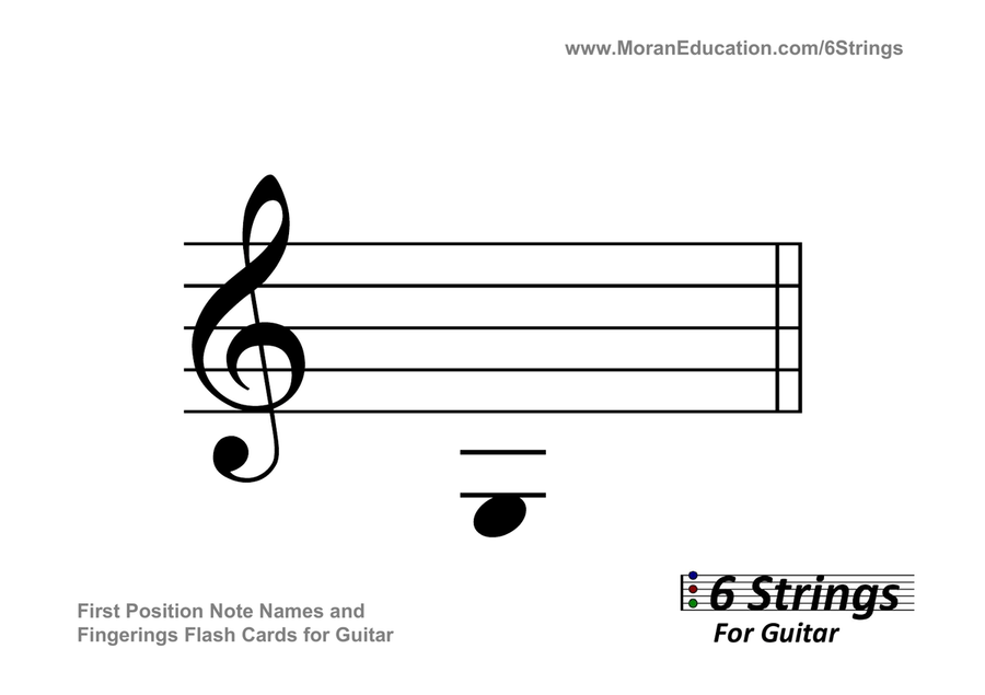 Guitar Flash Cards