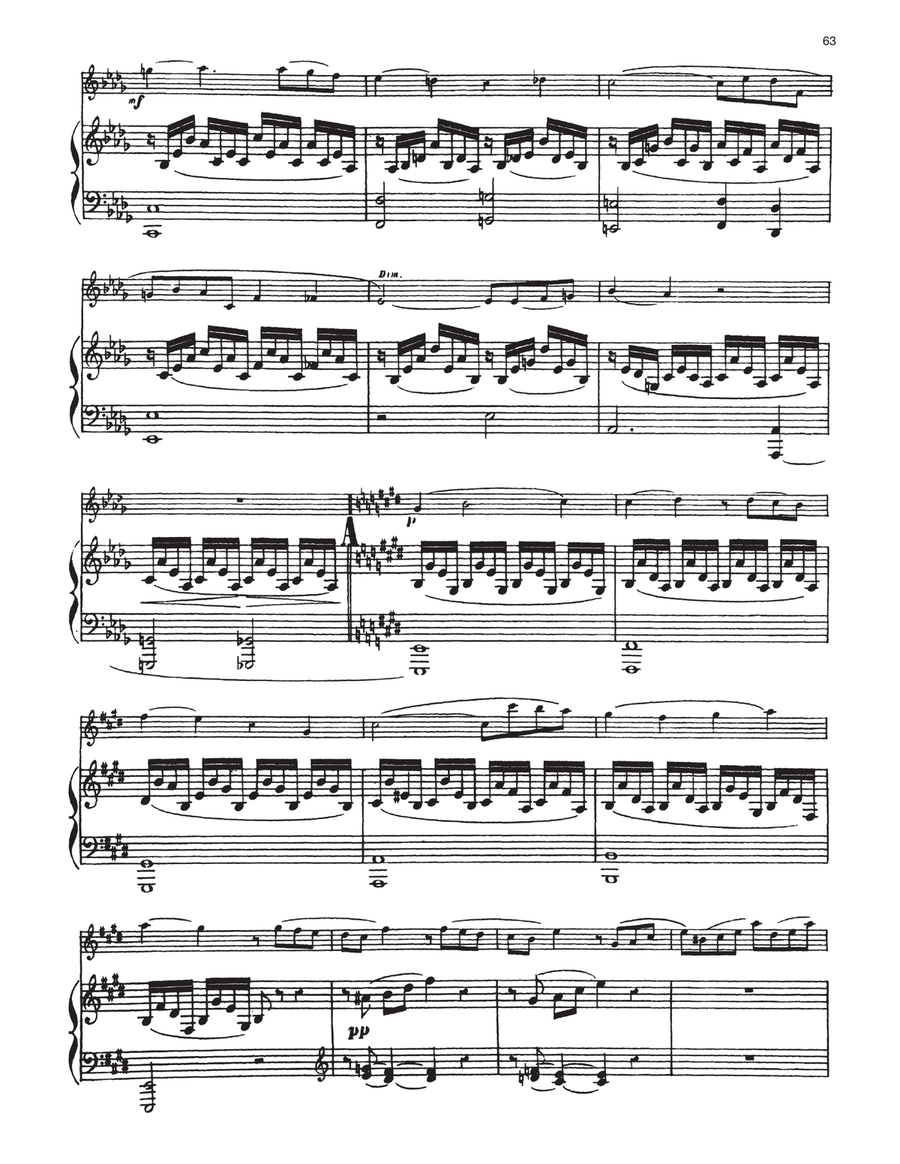 Romance, Op. 37 Flute Solo scores gallery preview page 2