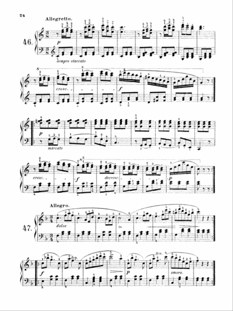 Czerny: Practical Method for Beginners, Op. 599 Piano Solo scores gallery preview page 3