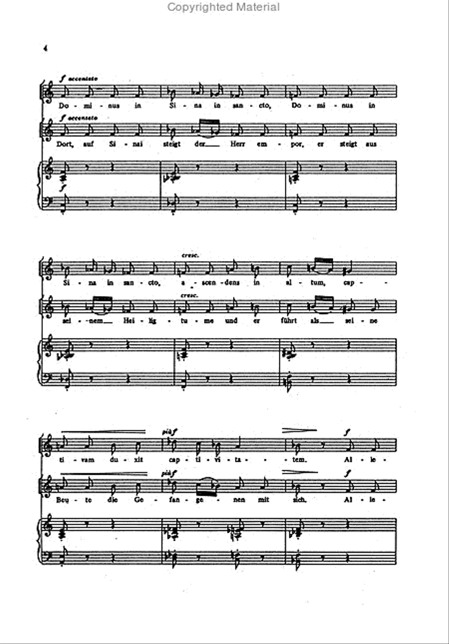 In Ascensione Domini - Proprium zu Christi Himmelfahrt: Viri Galilaei / Ihr Männer von Galiläa Choir scores gallery preview page 3