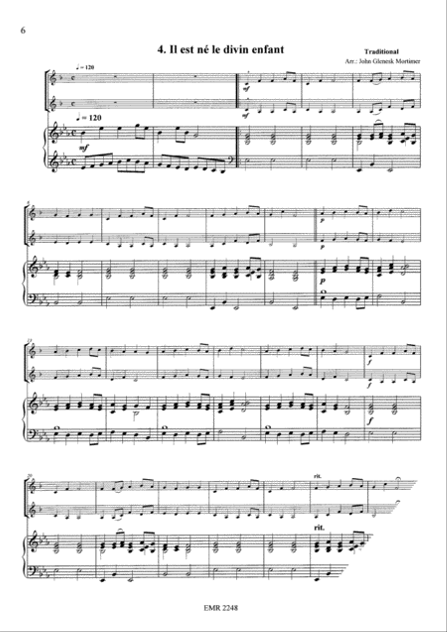 Easy Christmas Duos Easy Christmas Duos Clarinet Duet scores gallery preview page 6