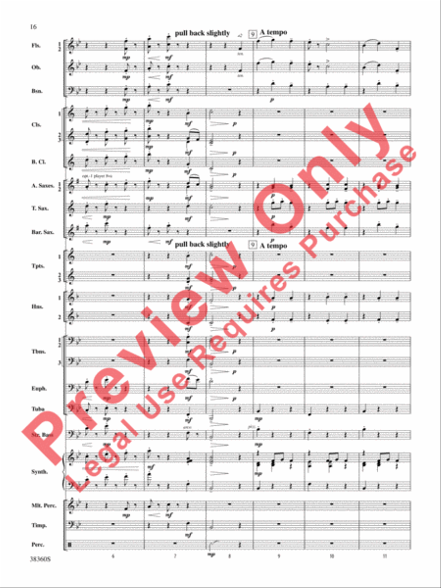 Tonadillas Suite Concert Band scores gallery preview page 17