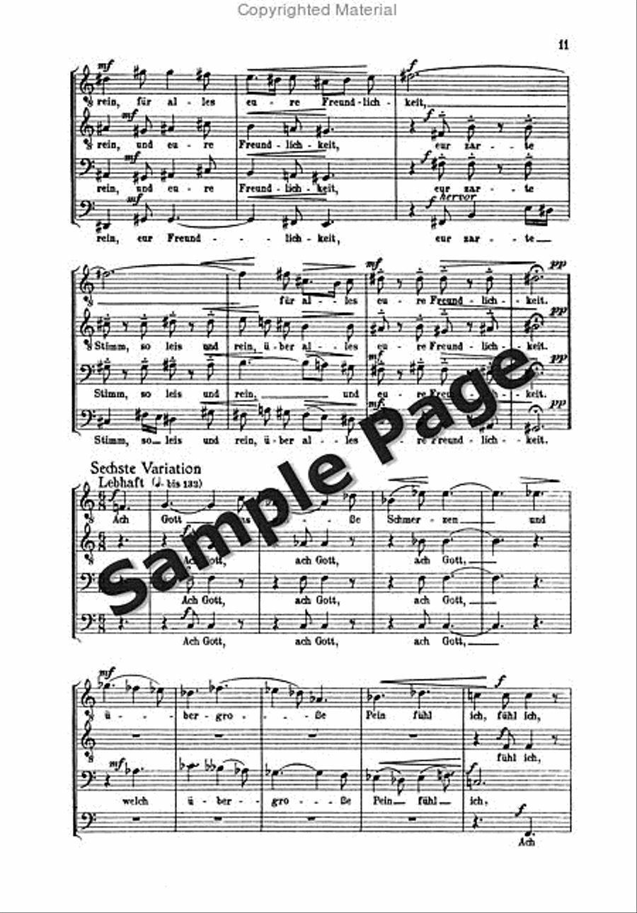 Hindemith Variationen Tanzlied TTBB scores gallery preview page 12