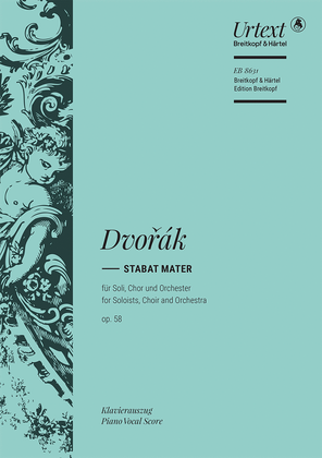 Book cover for Stabat mater Op. 58