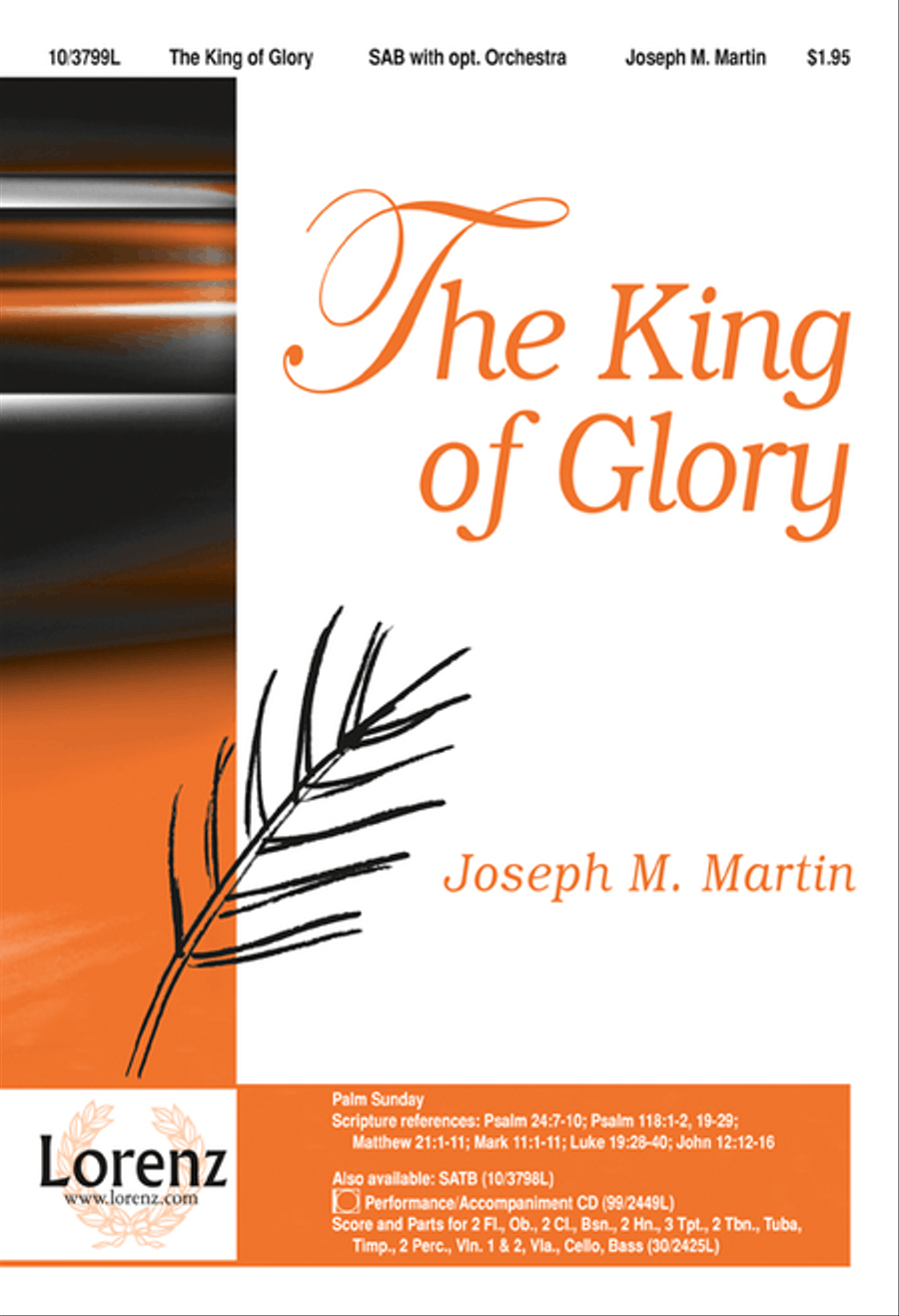 The King of Glory 3-Part scores gallery preview page 1