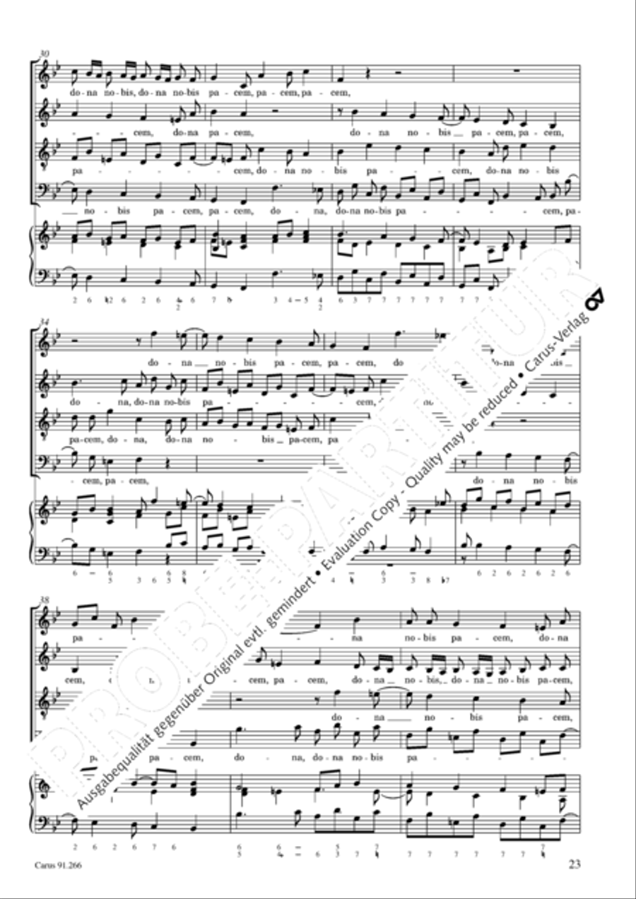 Missa Sancti Jacobi in B Missa Sancti Jacobi in B 4-Part scores gallery preview page 24