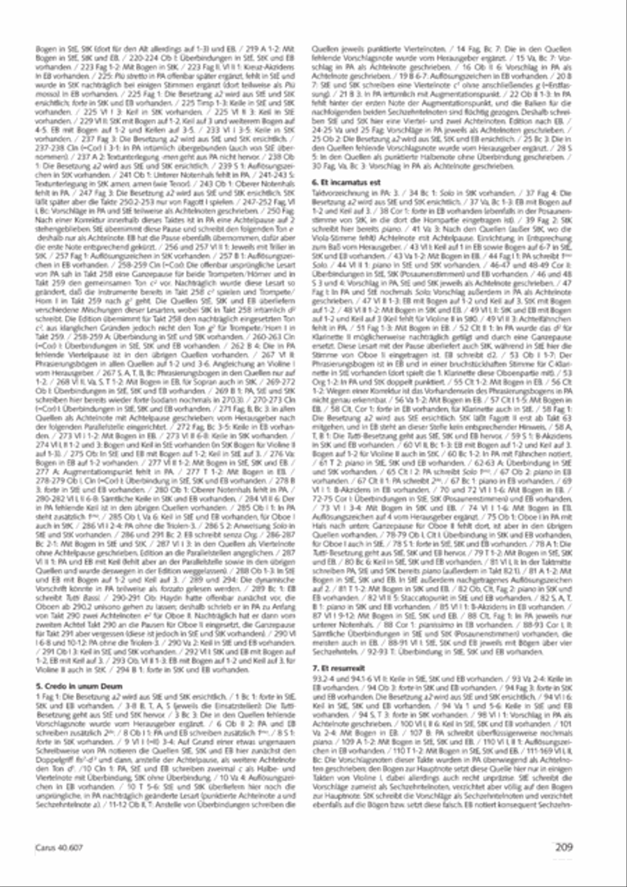 Mass in time of war (Missa in tempore belli) 4-Part scores gallery preview page 217