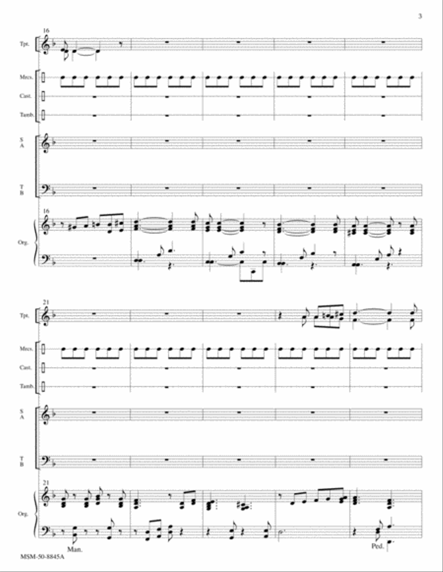 O Sing unto the Lord O Sing unto the Lord Choir scores gallery preview page 3
