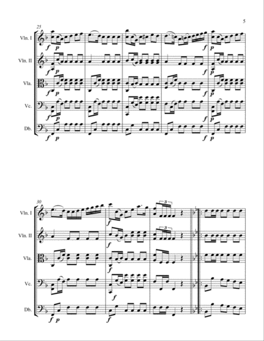 Bolero String Orchestra scores gallery preview page 5