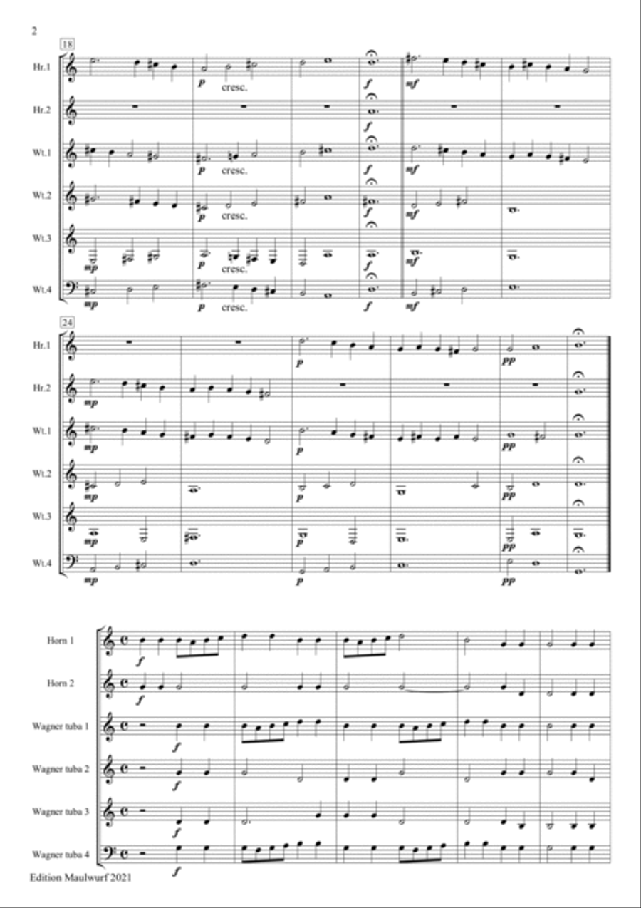 Monteverdi Sinfonia Horn scores gallery preview page 2