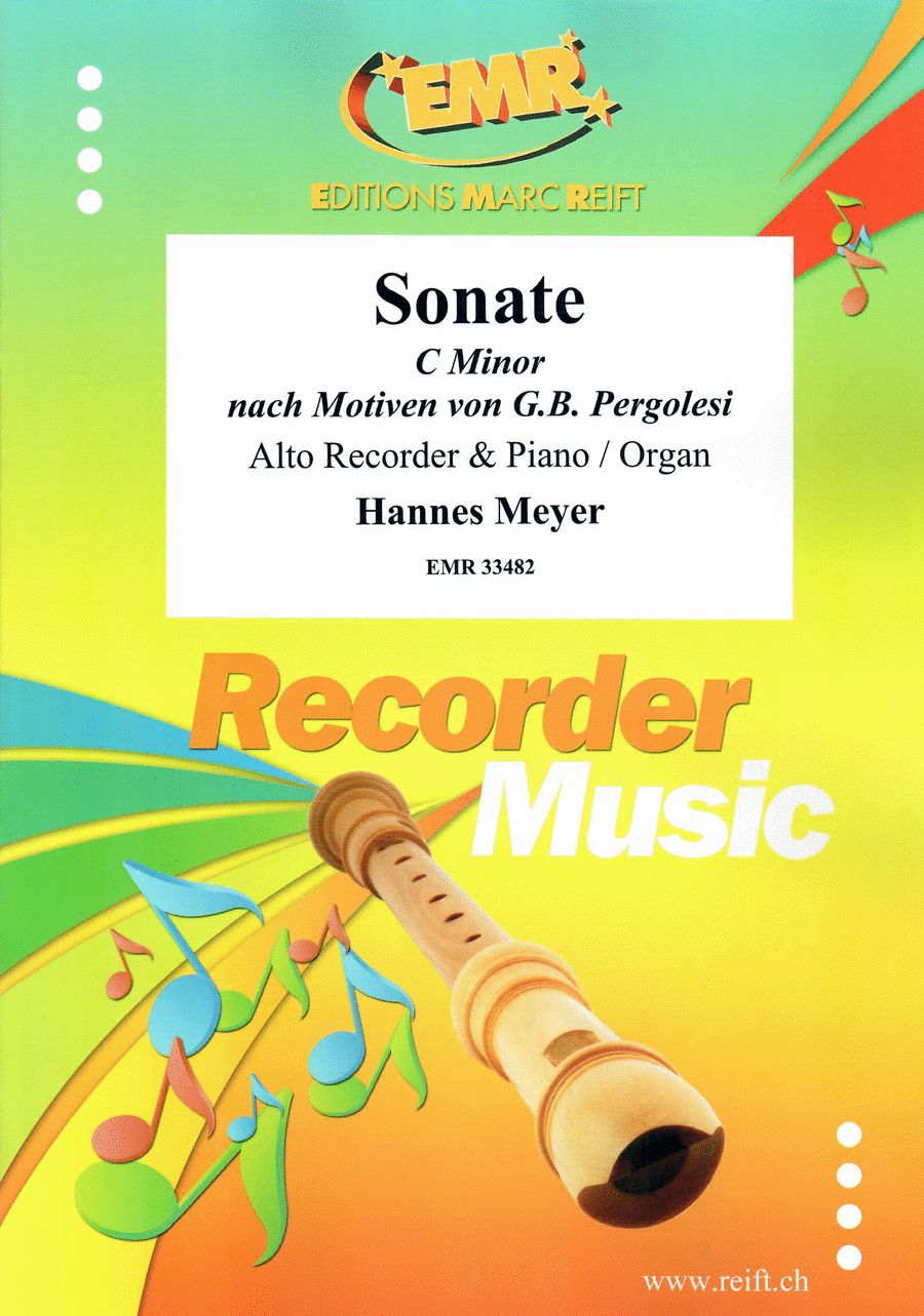 Sonate C Minor Alto Recorder scores gallery preview page 1