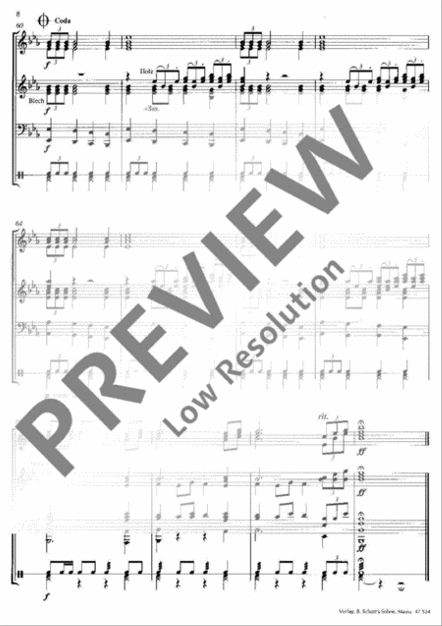 Fanfare and Entrata Concert Band scores gallery preview page 9