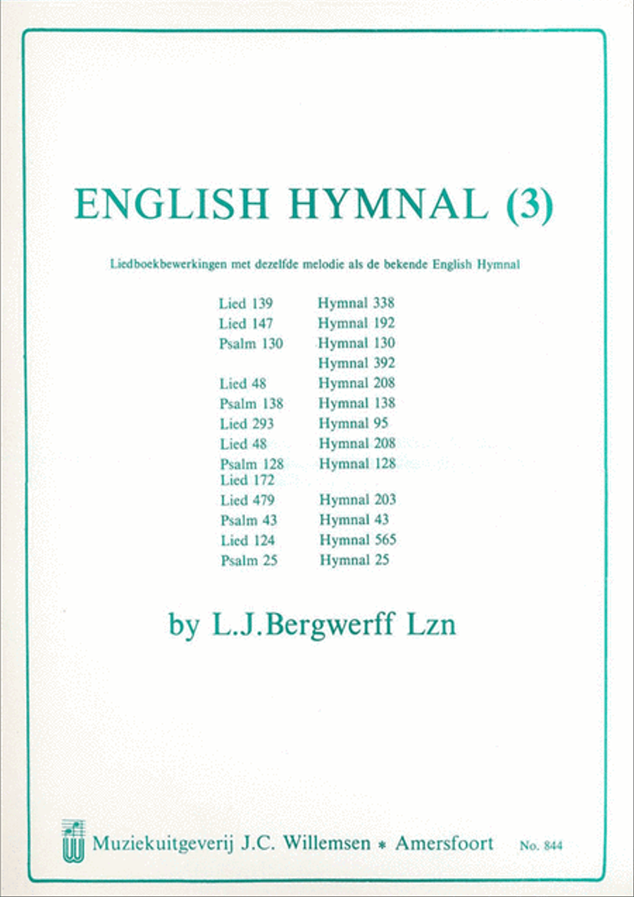 English Hymnal English Hymnal Choir scores gallery preview page 1