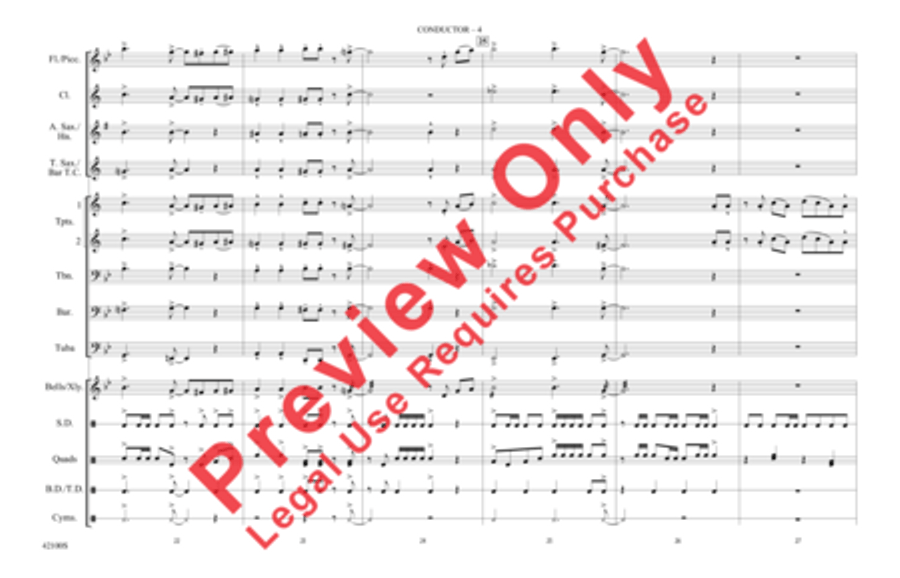 The Jazz Police Marching Band scores gallery preview page 5