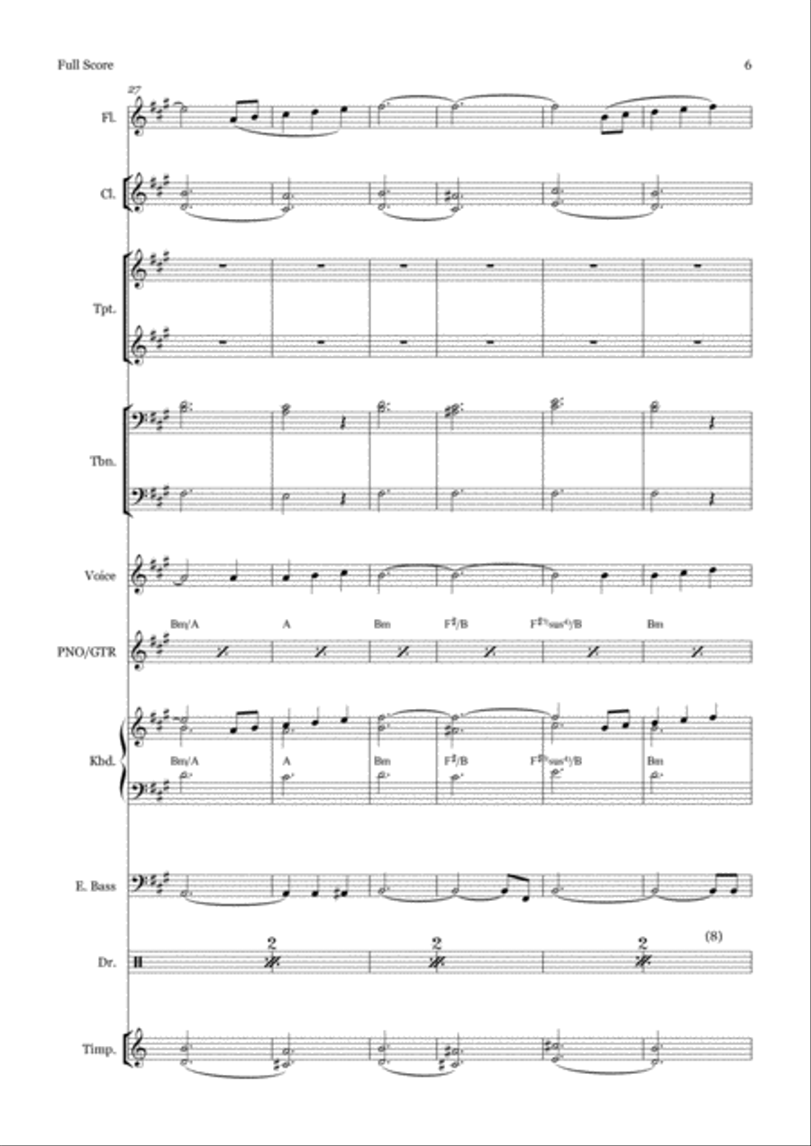 Happy Xmas (War Is Over) Jazz Ensemble scores gallery preview page 6