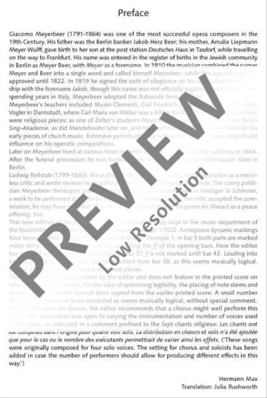 An Mozart TTBB scores gallery preview page 4
