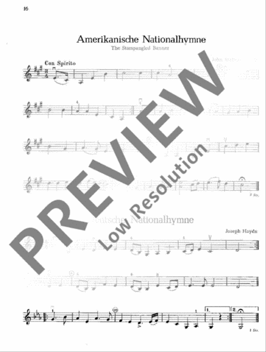 Musik zur Feier Violin scores gallery preview page 17