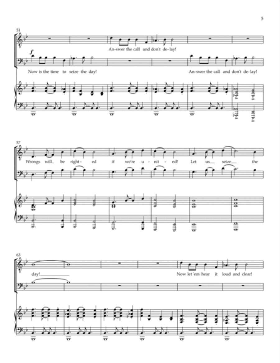 Seize The Day Seize The Day TTBB scores gallery preview page 5