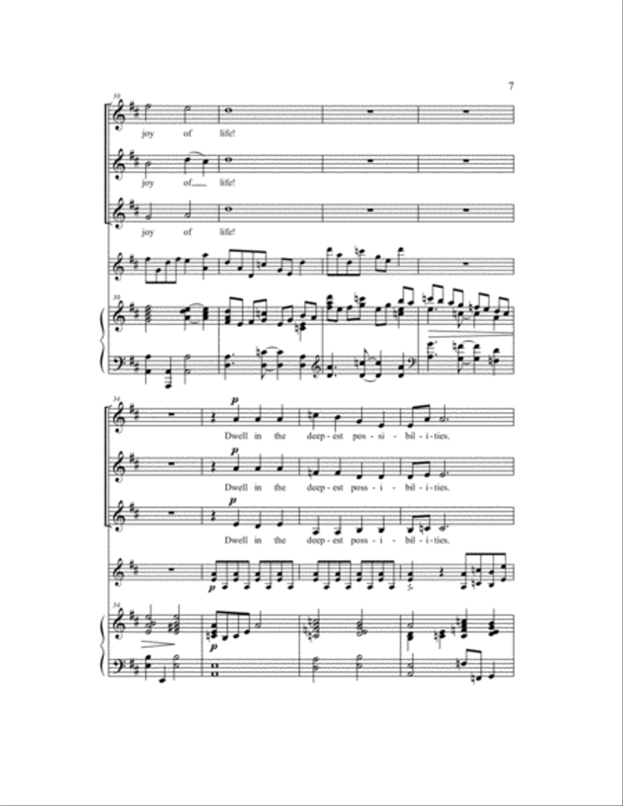 Dance Into the Day Dance Into the Day SSAA scores gallery preview page 6