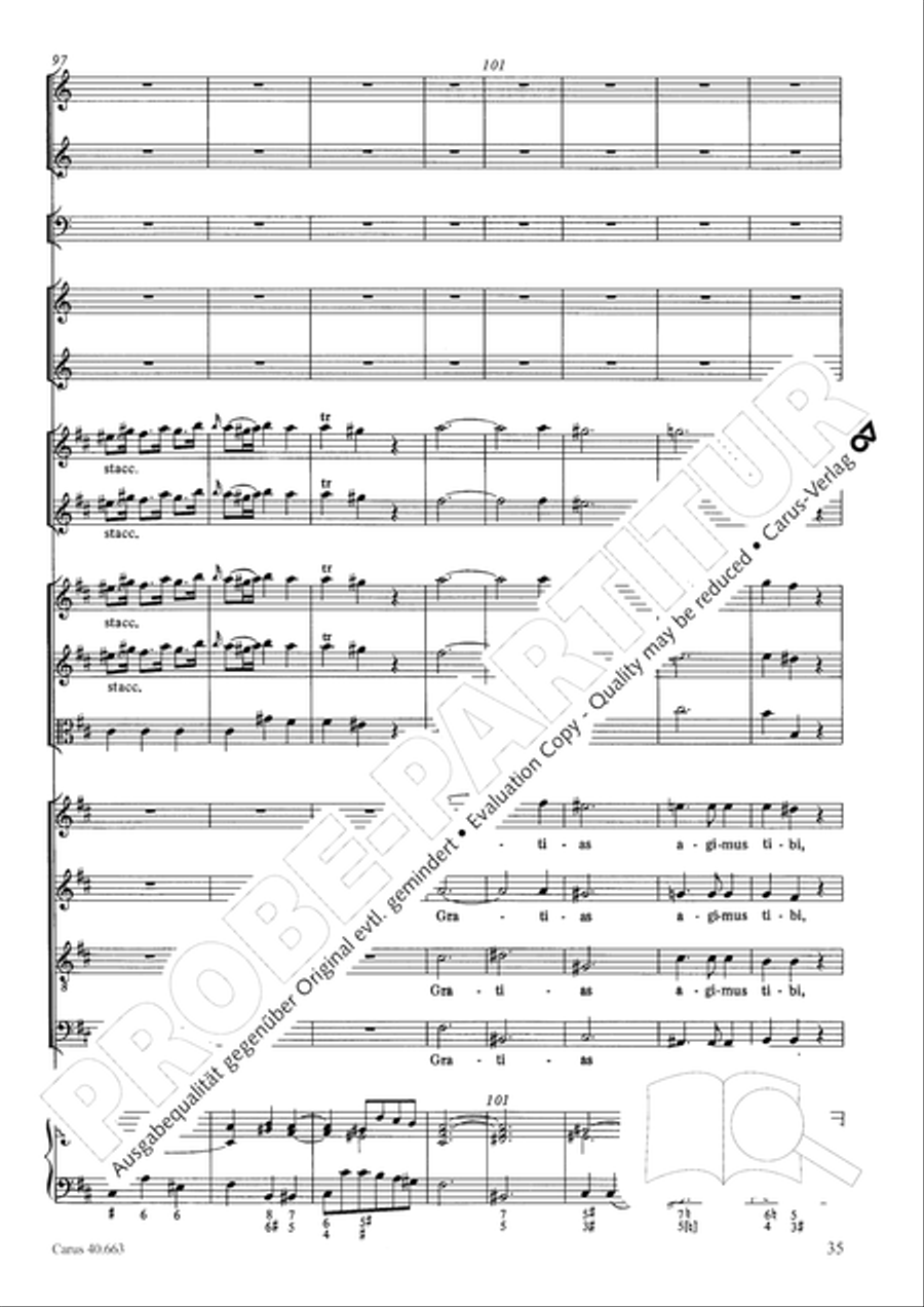 Mass in D minor (Missa in d) ATB scores gallery preview page 51