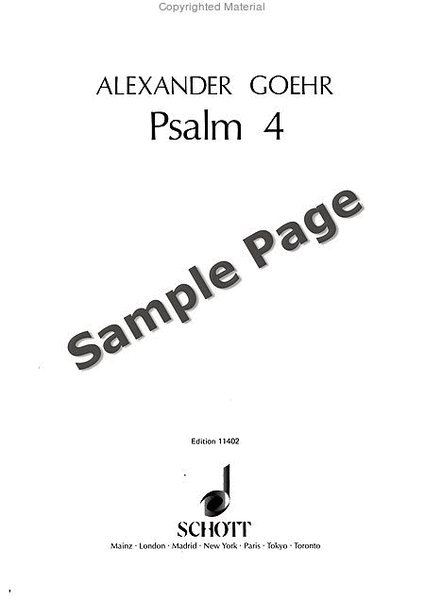 Psalm 4 Op. 38a