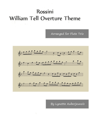 Book cover for William Tell Overture Theme - Flute Trio