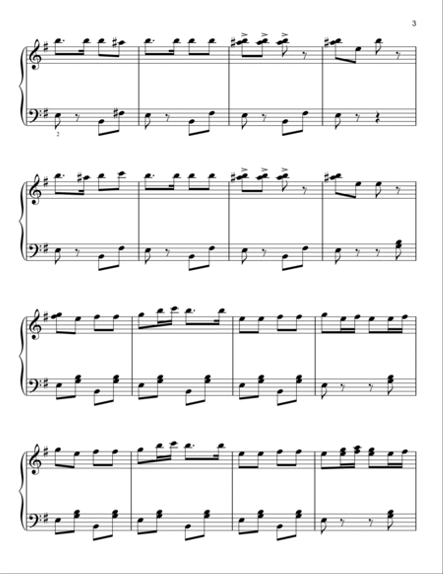 Angry Birds Theme Angry Birds Theme Easy Piano scores gallery preview page 3