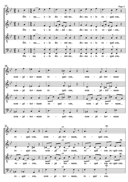 Pie Jesu (Fauré) A Cappella SATB image number null