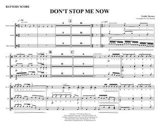 Don't Stop Me Now - Score Only
