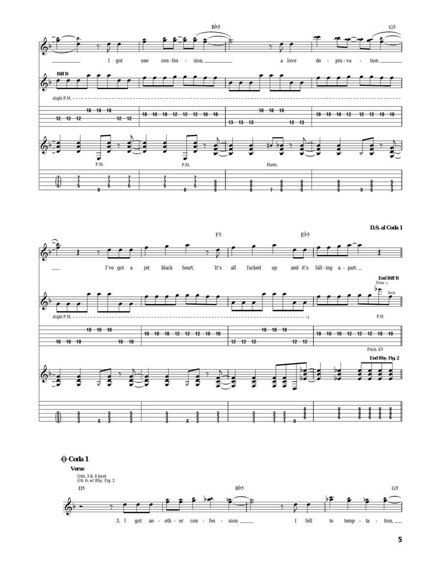 To Be Loved Acoustic Guitar scores gallery preview page 5