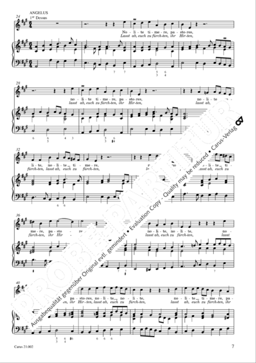 In nativitate Domini nostri Jesu Christi canticum SSA scores gallery preview page 4